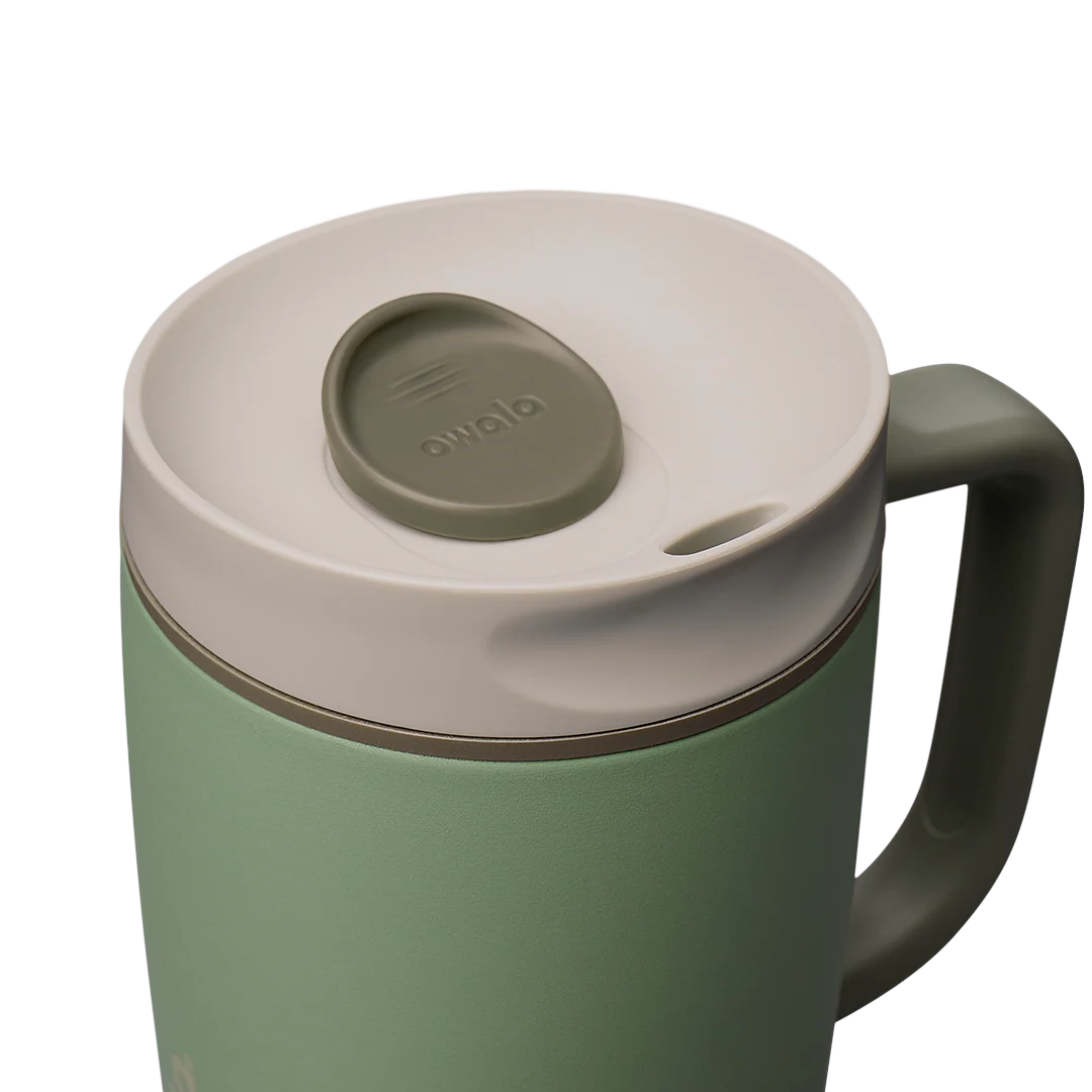 SmoothSip Slider with Handle - Green House - 12oz - Image 2