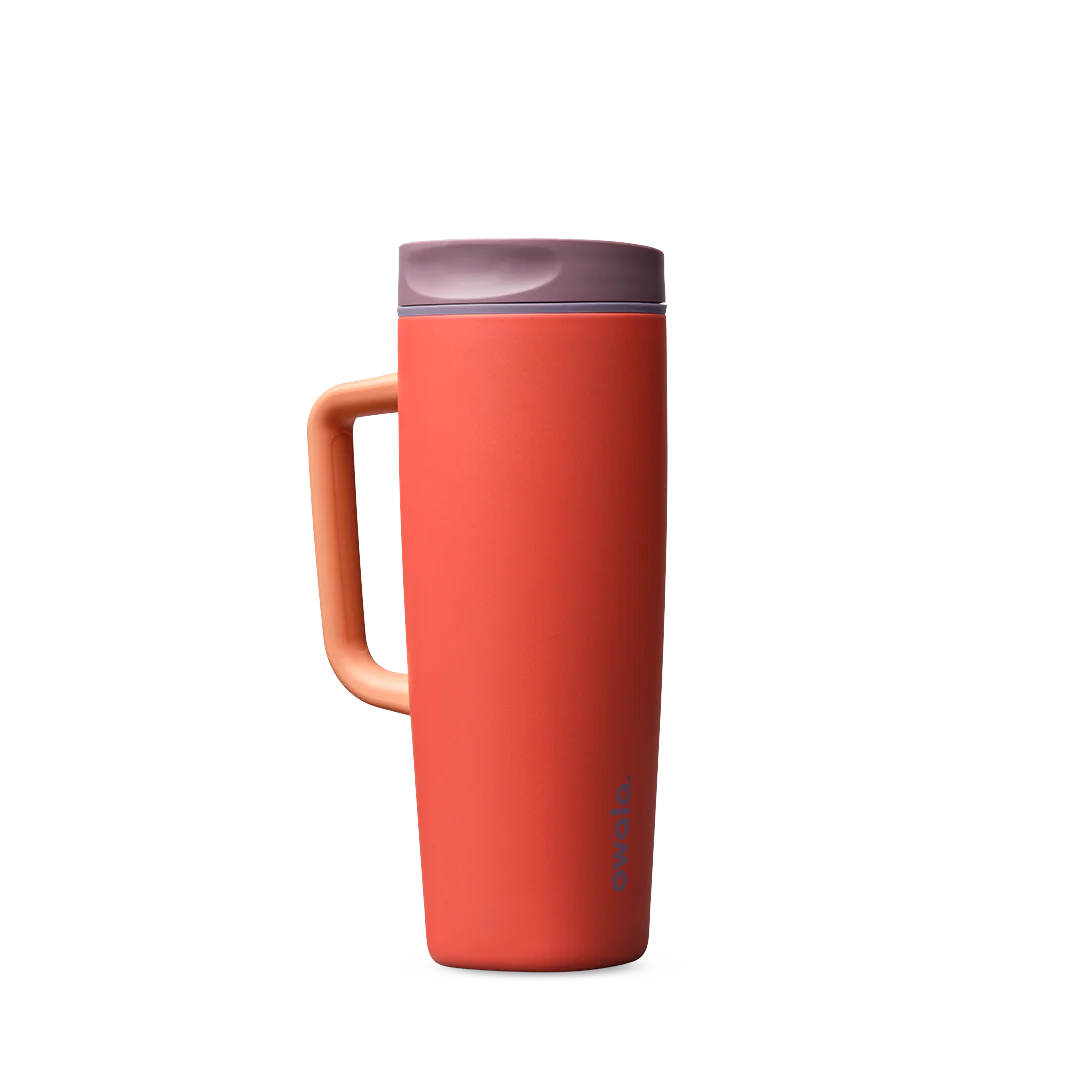 SmoothSip Slider with Handle - Terracotta Sunset - 24oz