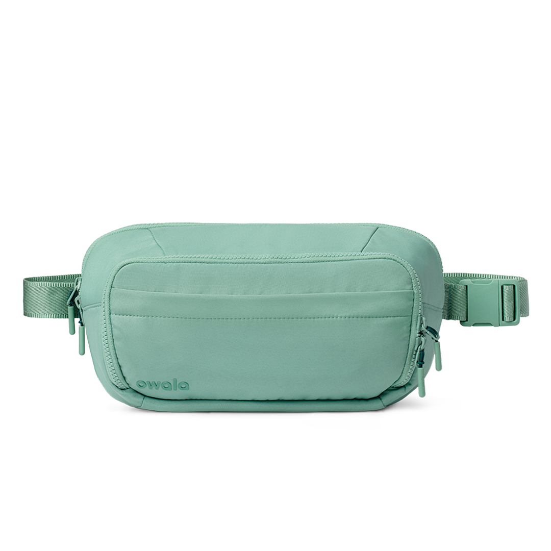 The All-Day Crossbody - Smooth Weave - Sea Glass