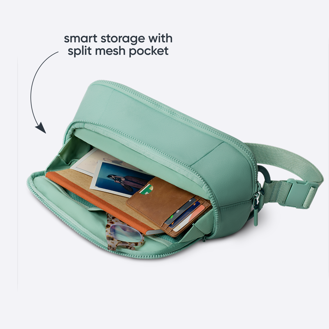 The All-Day Crossbody - Smooth Weave - Sea Glass - Image 3